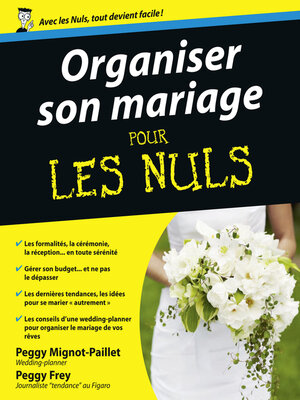 cover image of Organiser son Mariage Pour les Nuls